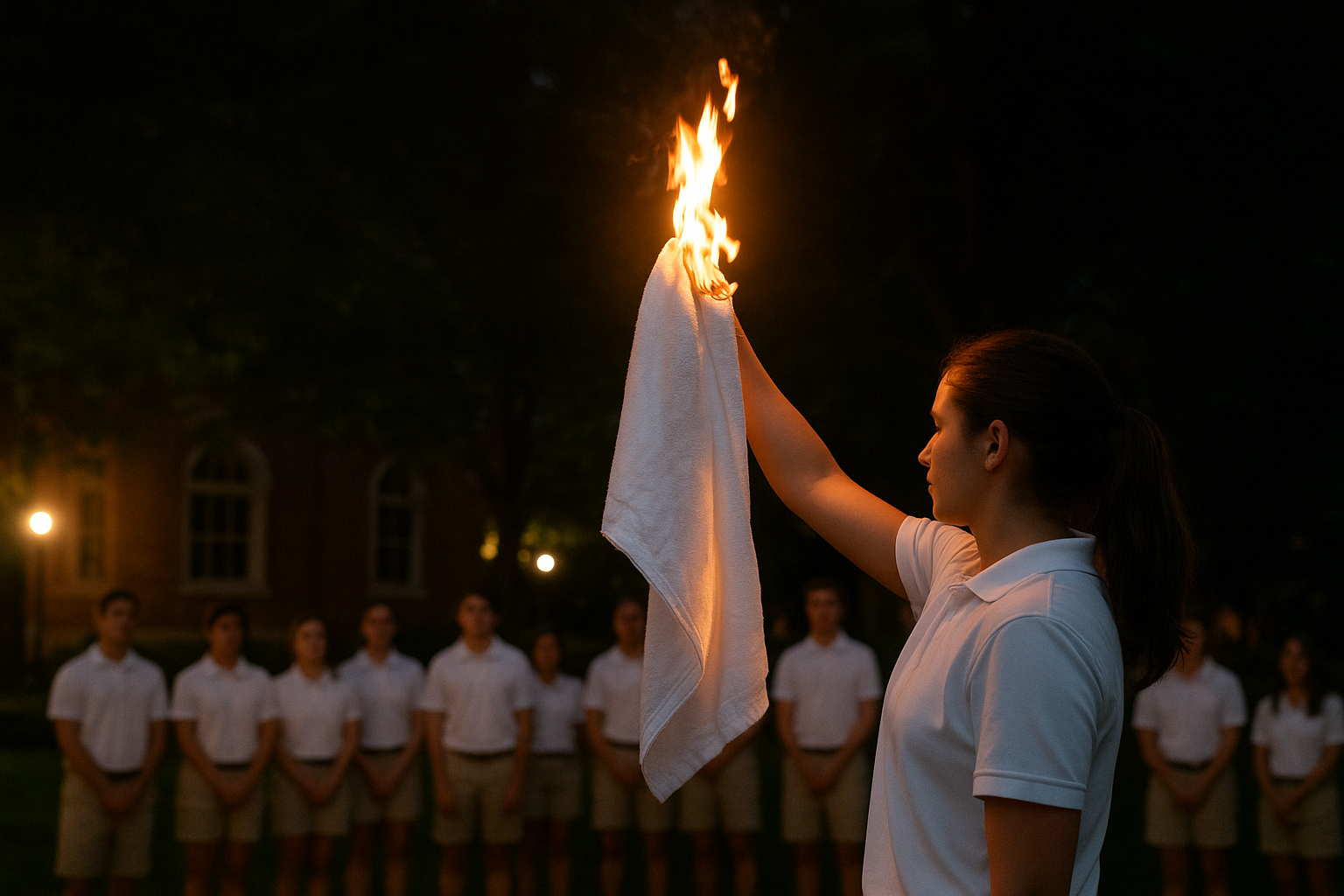 Towel Lighting Ceremony