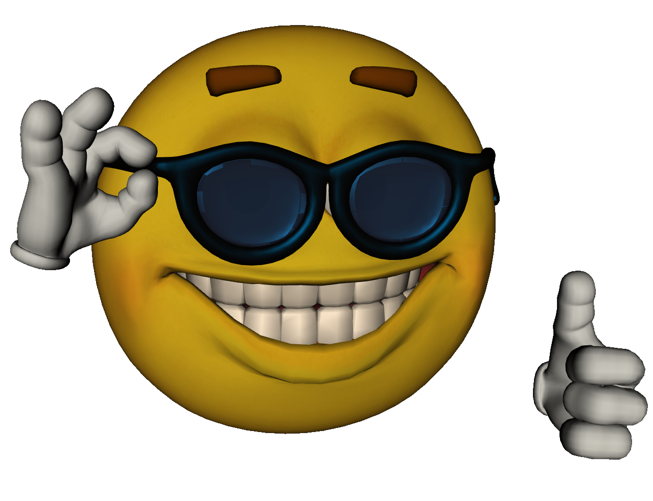 Smiley with sunglasses